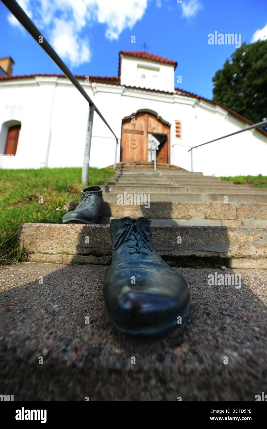 Benediktinerkirche des Heiligen Nikolaus in Kaunas, Litauen. Stockfoto