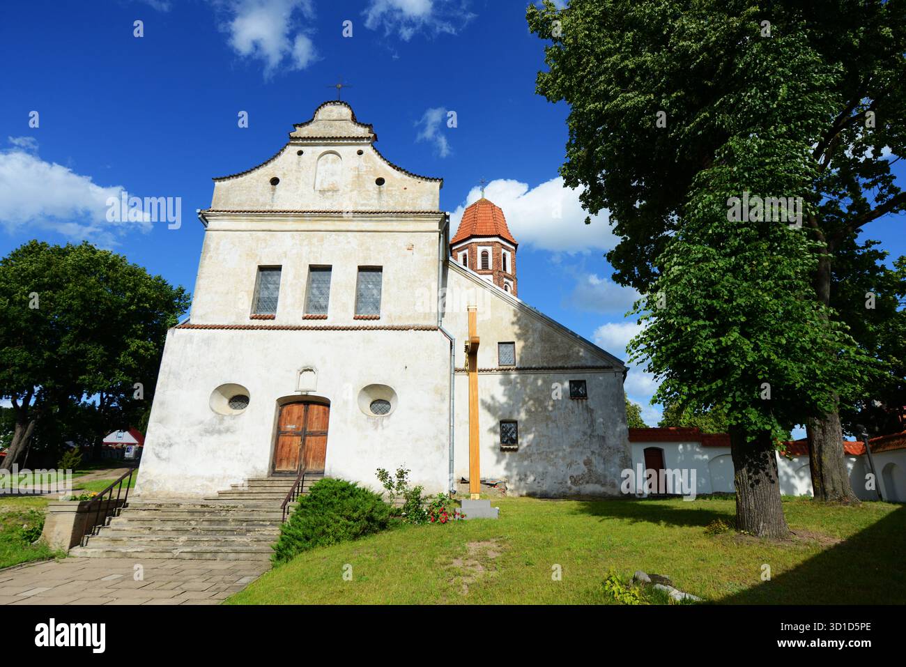 Benediktinerkirche des Heiligen Nikolaus in Kaunas, Litauen. Stockfoto