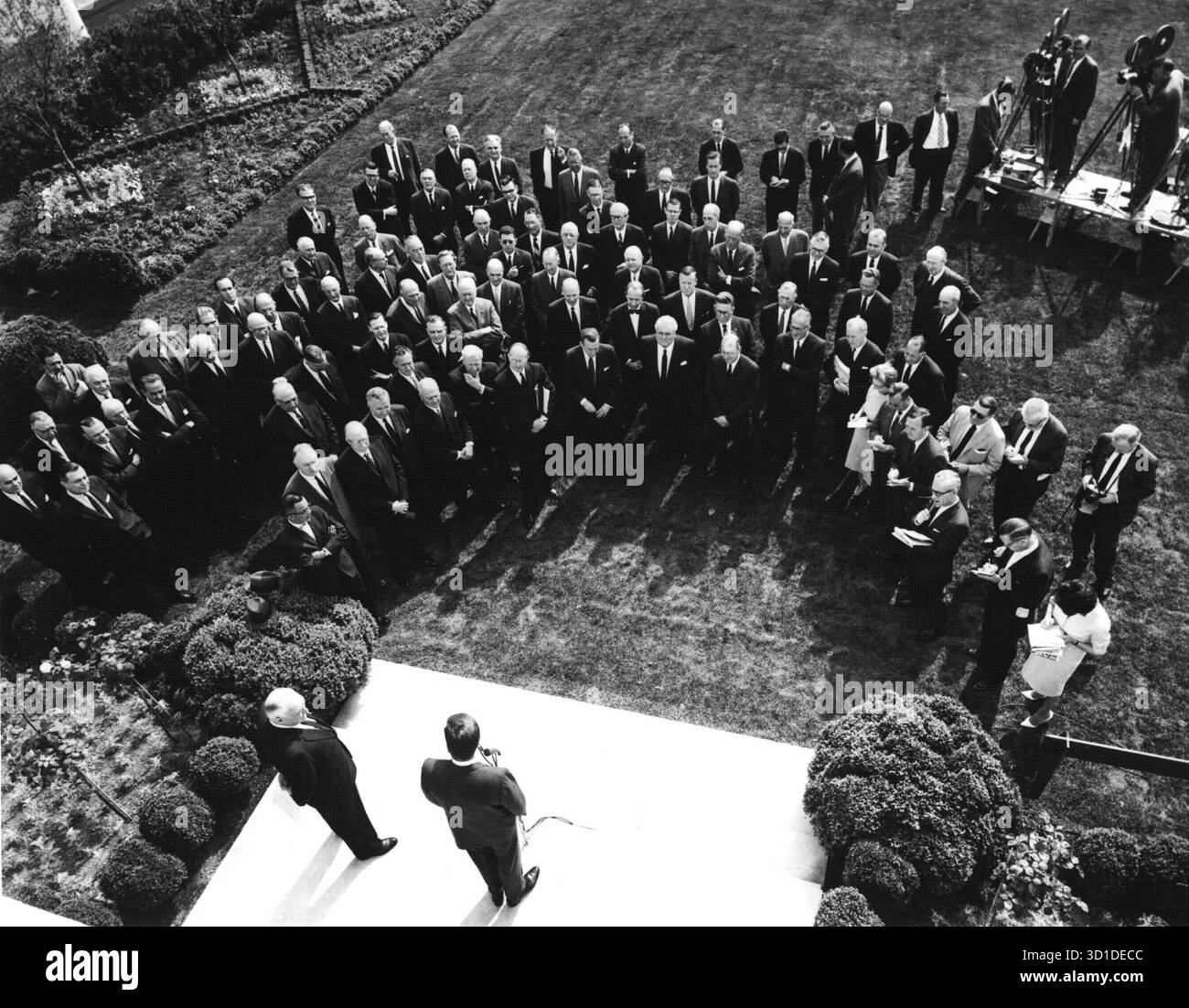 John F. Kennedy - Präsident der Vereinigten Staaten von 1961 bis 1963. Stockfoto