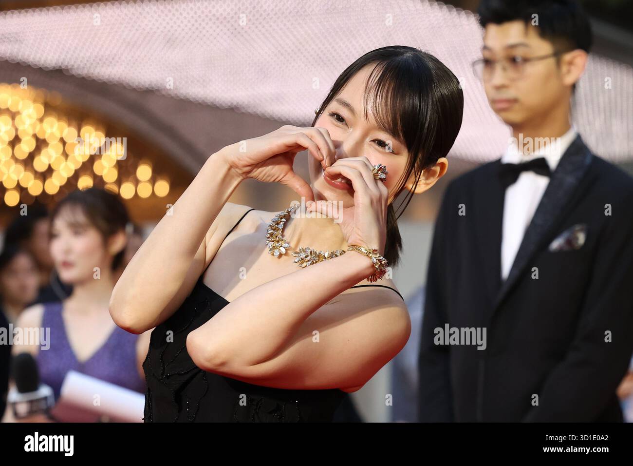 Tokio, Japan. Oktober 2025. Oktober 2025. Oktober 2025. Oktober 2025. Riho Yoshioka, 27. Oktober 2025 – das 38. Internationale Filmfestival Tokio. Eröffnungszeremonie auf dem Tokyo International Forum in Tokio, Japan am 27. Oktober 2025. Quelle: 2025 TIFF/AFLO/Alamy Live News Stockfoto