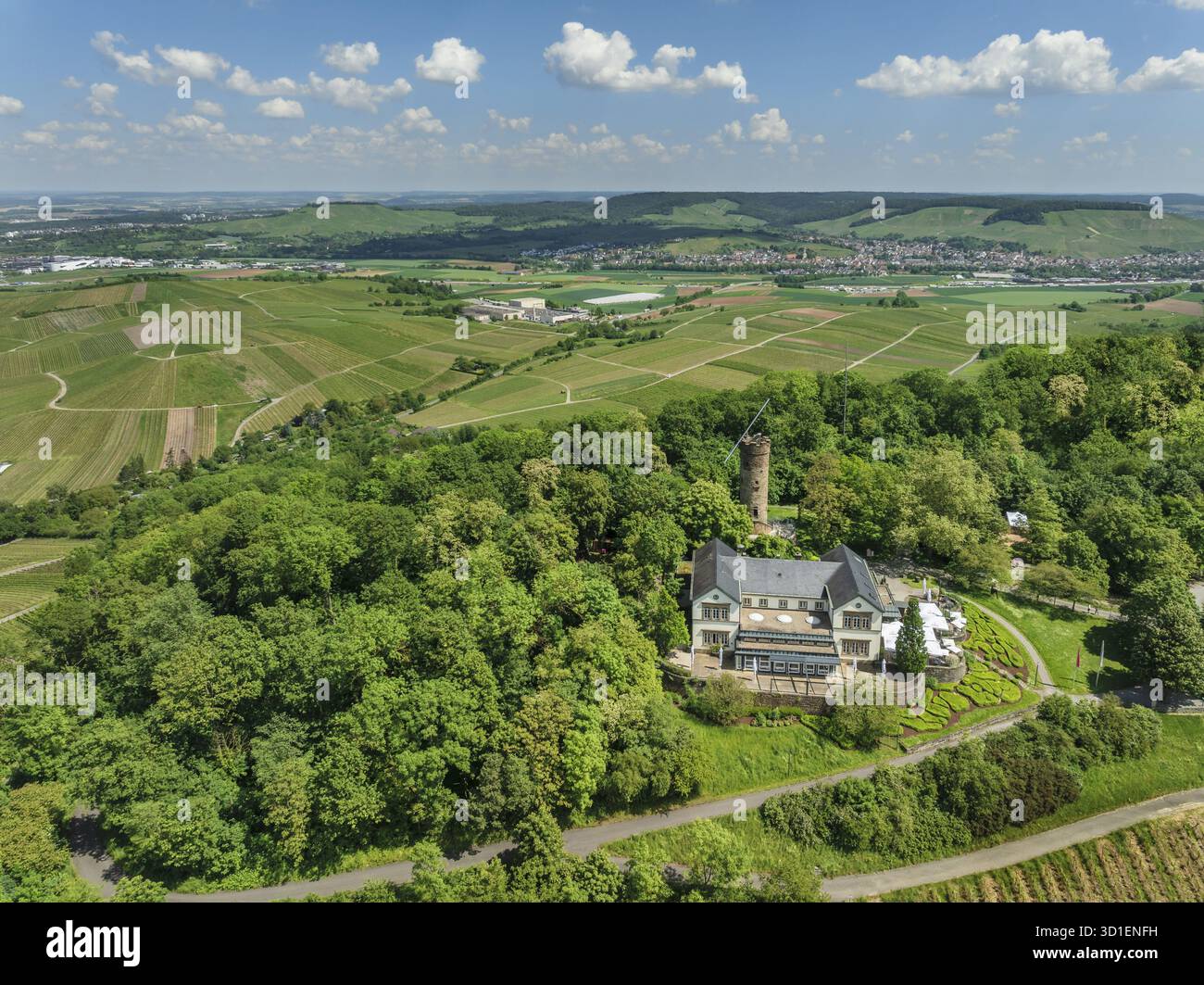 Wartberg Hochhaus mit Wartbergturm, Heilbronn, Baden-Württemberg, Deutschland, Heilbronn, Baden-Württemberg, Deutschland Stockfoto