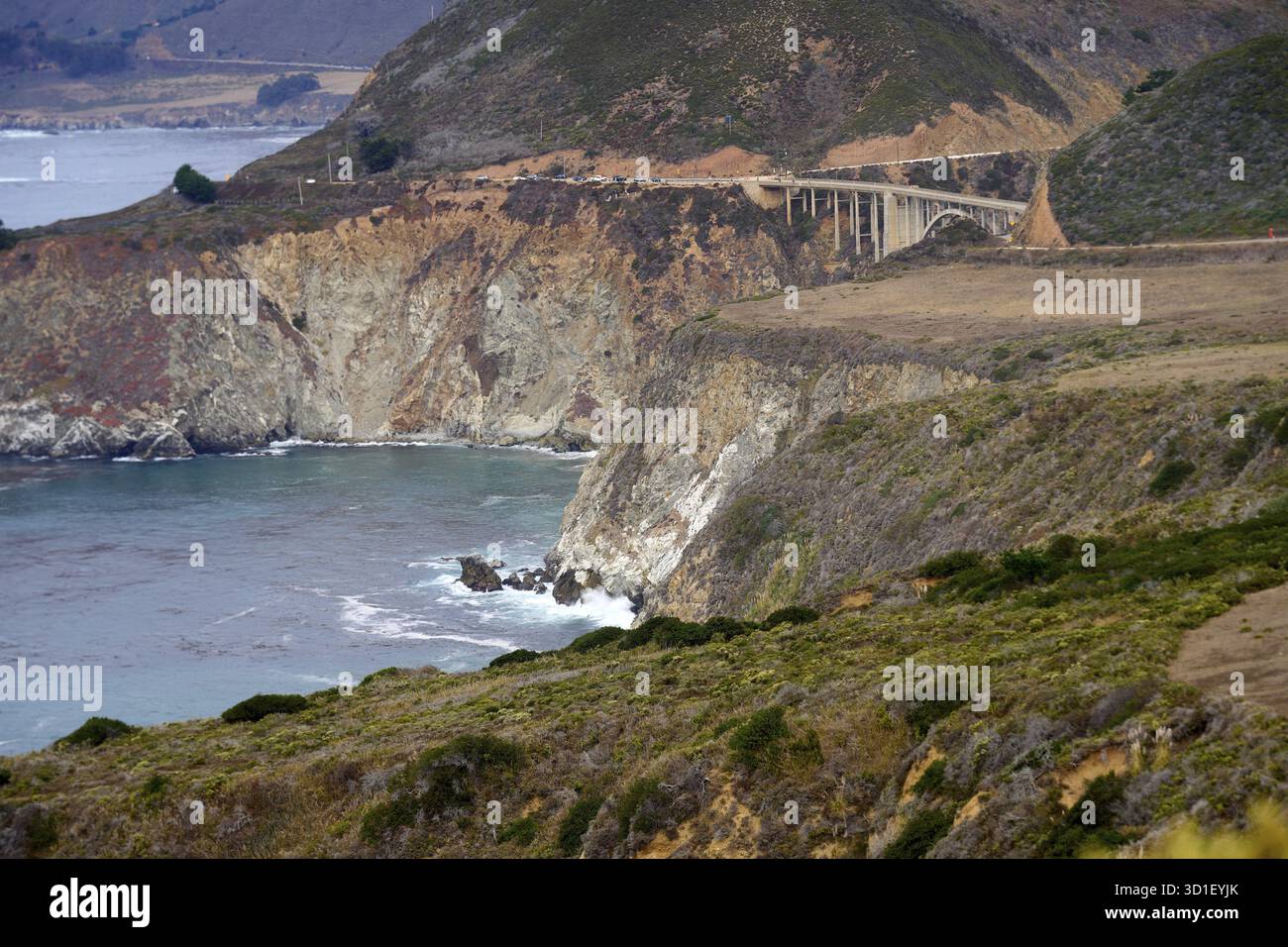 Küstenstraße in der Nähe von San Luis Obispo, Kalifornien, USA Stockfoto