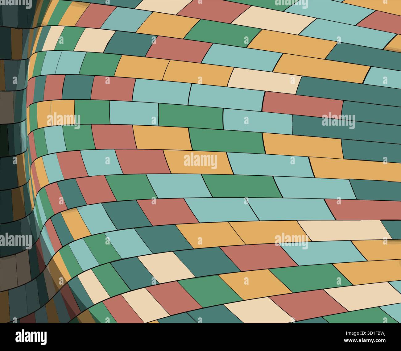 Hier ist eine farbenfrohe abstrakte Design als ein Hintergrundbild oder eine andere Grafik verwendet werden. Dies ist eine Abbildung. Stock Vektor