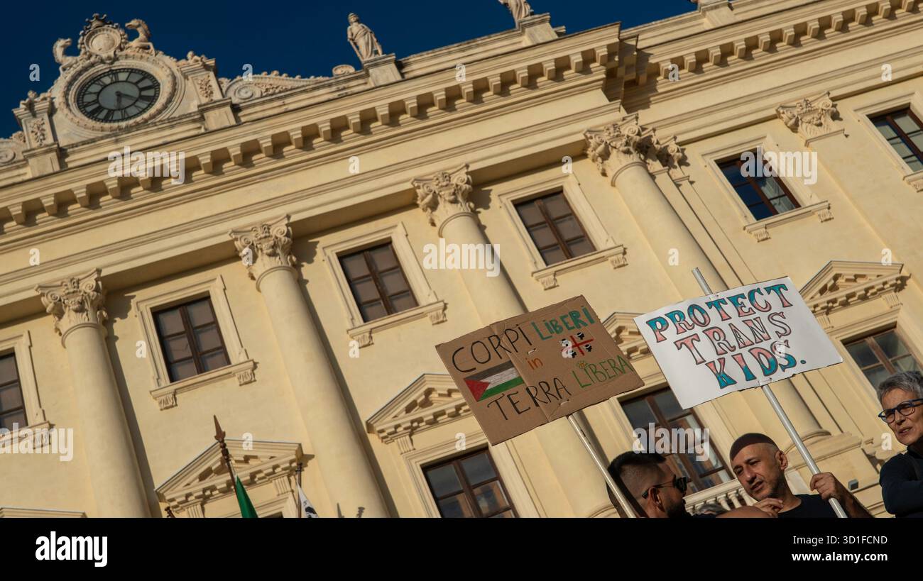 Movimento Omosessuale Sardo Sardegna Stockfoto