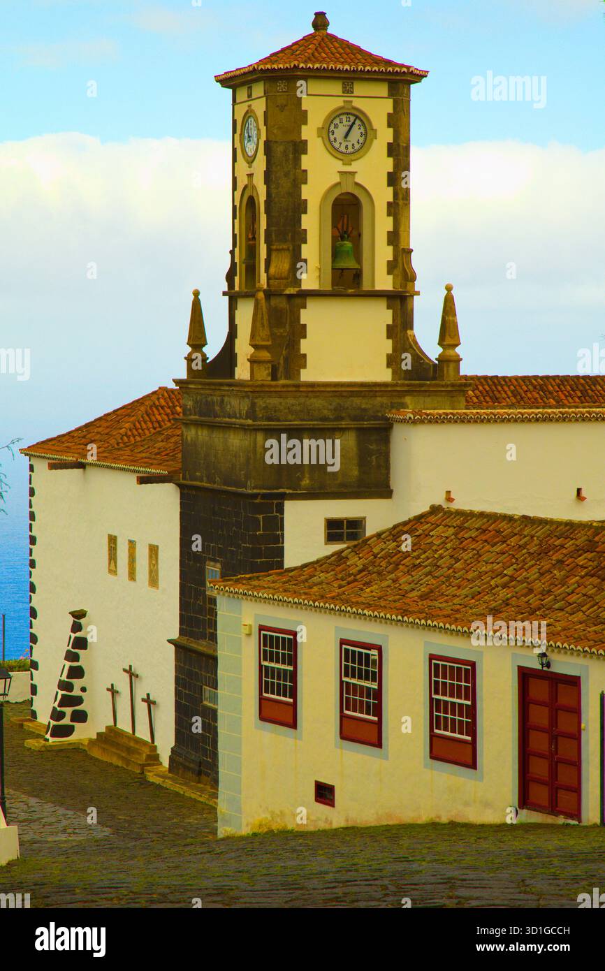 Spanien, Kanarische Inseln, La Palma, Villa de Mazo, Kirche San Blas, Stockfoto