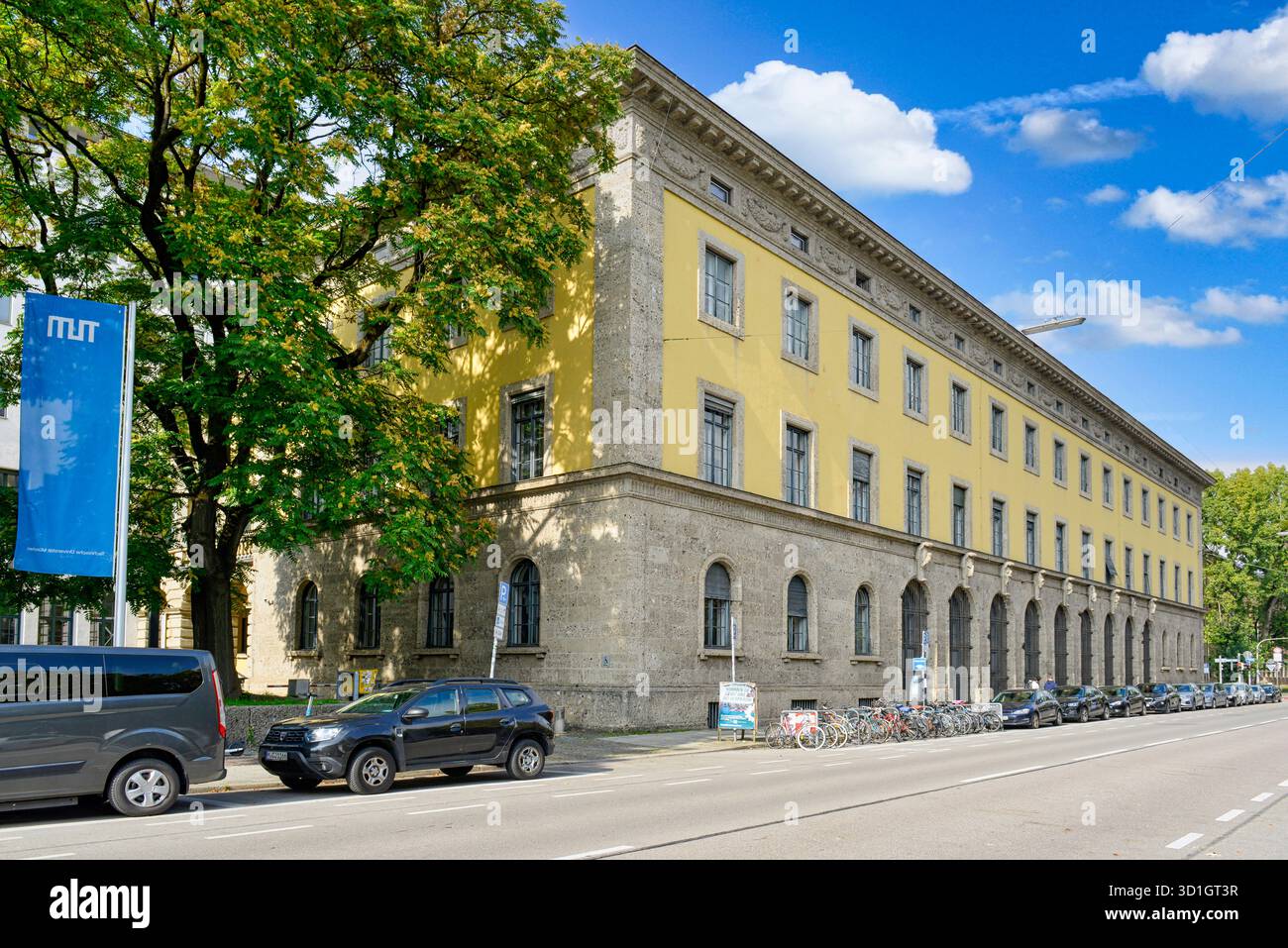 Lehrstuhl für Massivbau (Lehrstuhl für Massivbau), Teil der Technischen Universität München Stockfoto