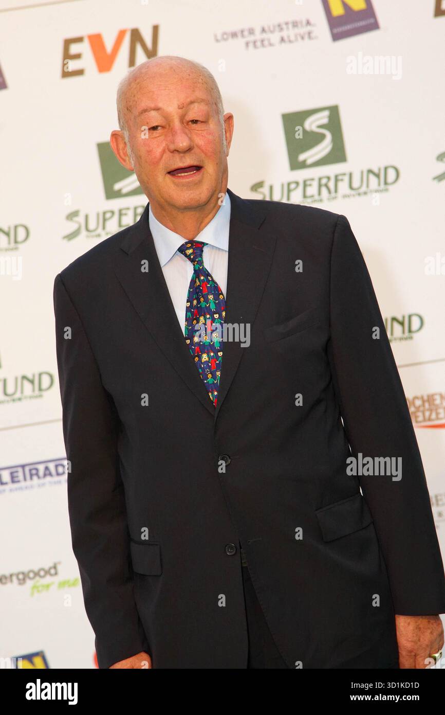 Helmut KUTIN (SOS Children's Villages International), Roter (grüner) Teppich, Save the World Awards im Kernkraftwerk Zwentendorf am 24. Juli 2009 in Zwentendorf, Österreich. - 20251028 PD11377 Credit: APA-PictureDesk/Alamy Live News Stockfoto