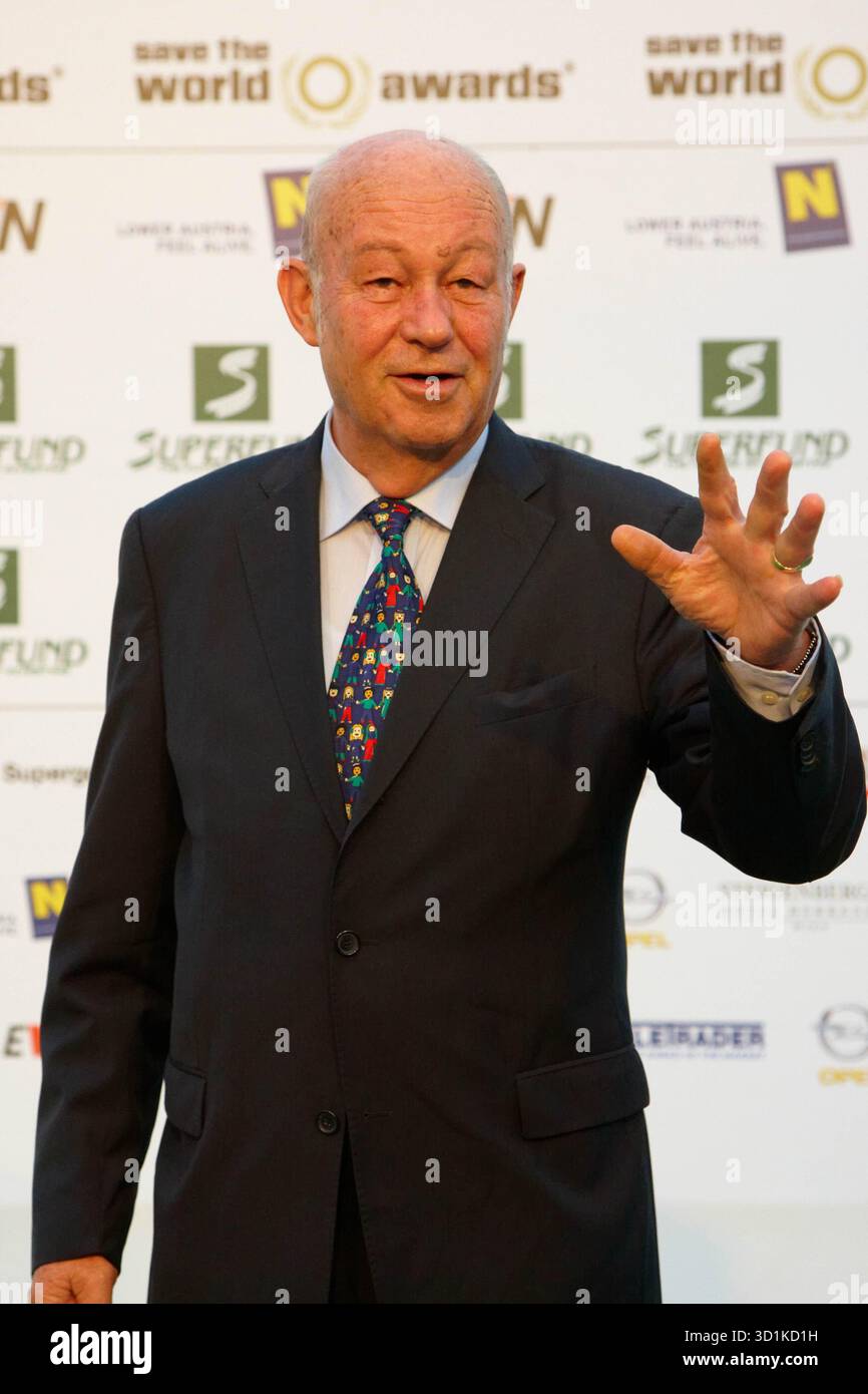 Helmut KUTIN (SOS Children's Villages International), Roter (grüner) Teppich, Save the World Awards im Kernkraftwerk Zwentendorf am 24. Juli 2009 in Zwentendorf, Österreich. - 20251028 PD11370 Credit: APA-PictureDesk/Alamy Live News Stockfoto