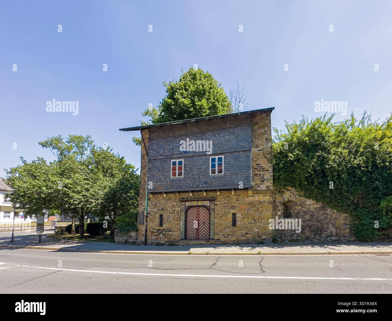 Vititor, historische Stadtbefestigungen, Mauern, Stadttor, Goslar, Niedersachsen, Deutschland, 2. Juli 2025. (CTK Foto/Libor Sojka) Stockfoto