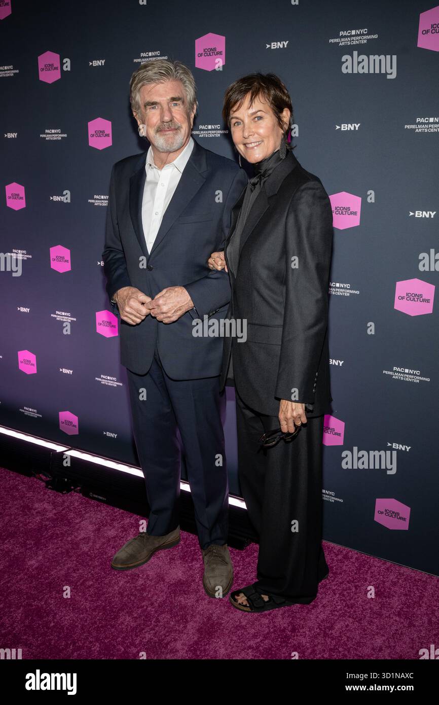 Tom Freston und Carey Lowell Stockfoto