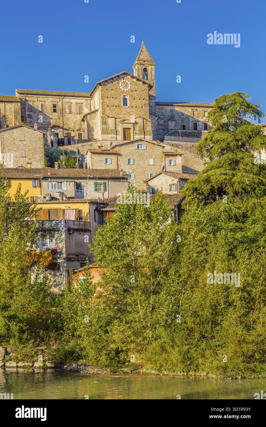 Mittelalterliches Dorf in der Emilia Romagna in Italien Stockfoto
