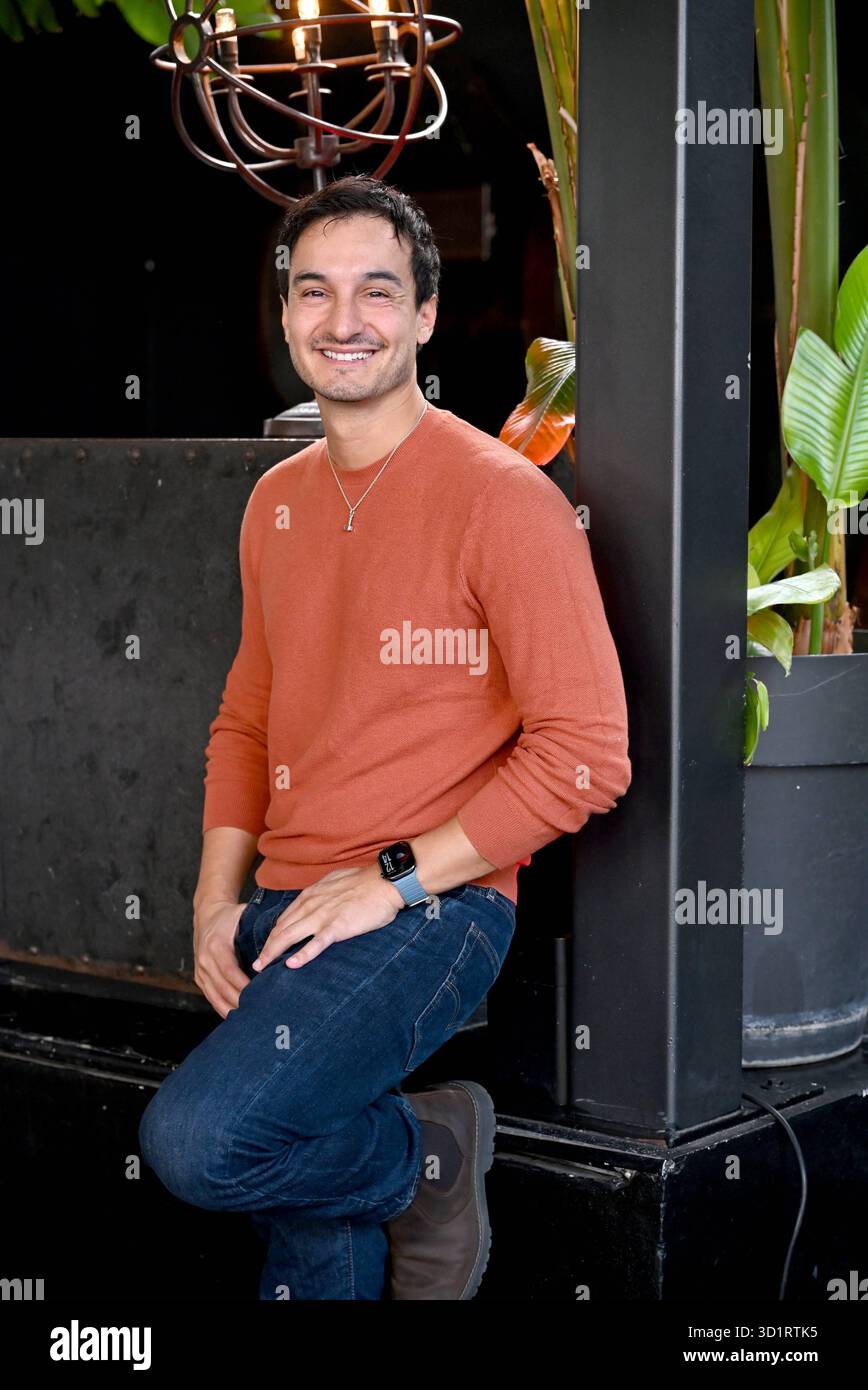 Rom, Italien. Oktober 2025. Rom: Illuminati Circle. Vorstellung des Abbracci-Kalenders 2026 365. Auf dem Foto: Andrea Dianetti Credit: Independent Photo Agency/Alamy Live News Stockfoto