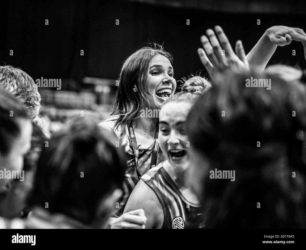 Sigi Burger beim Spiel Birmingham Panthers gegen Loughborough Lightning Netball Super League in der Birmingham Utilita Arena Stockfoto