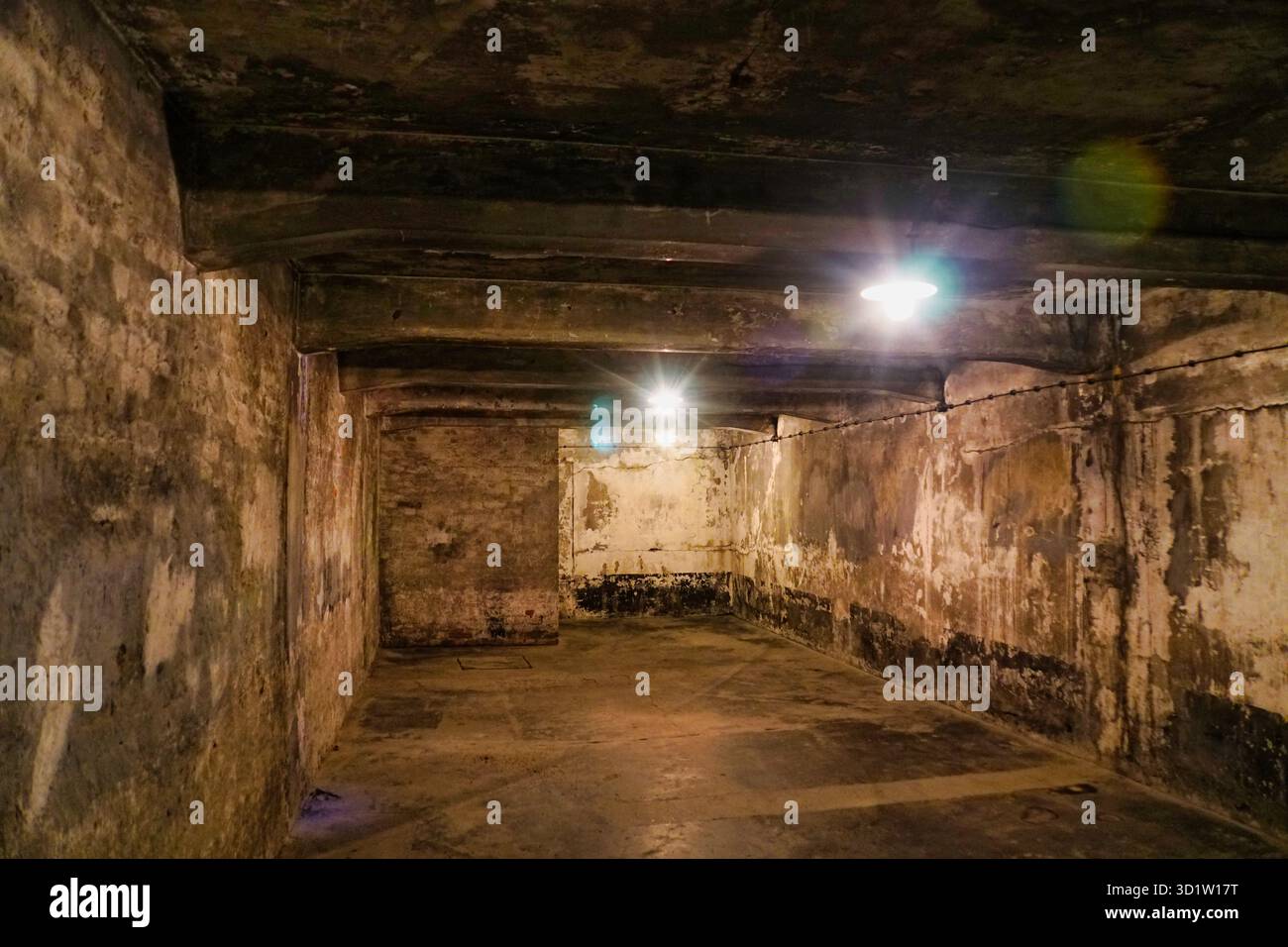 Ehemaliges Konzentrationslager Auschwitz, Hauptlager; Gaskammer Stockfoto