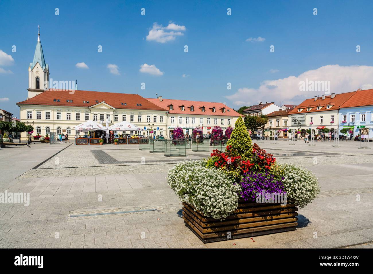 Hauptplatz, Oswiecim, Polen, Osteuropa Stockfoto