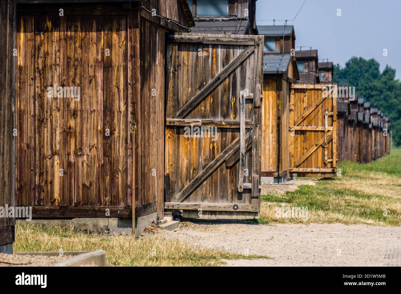 Konzentrationslager Auschwitz-Birkenau, Staatsmuseum, Oswiecim, Polen, Osteuropa Stockfoto