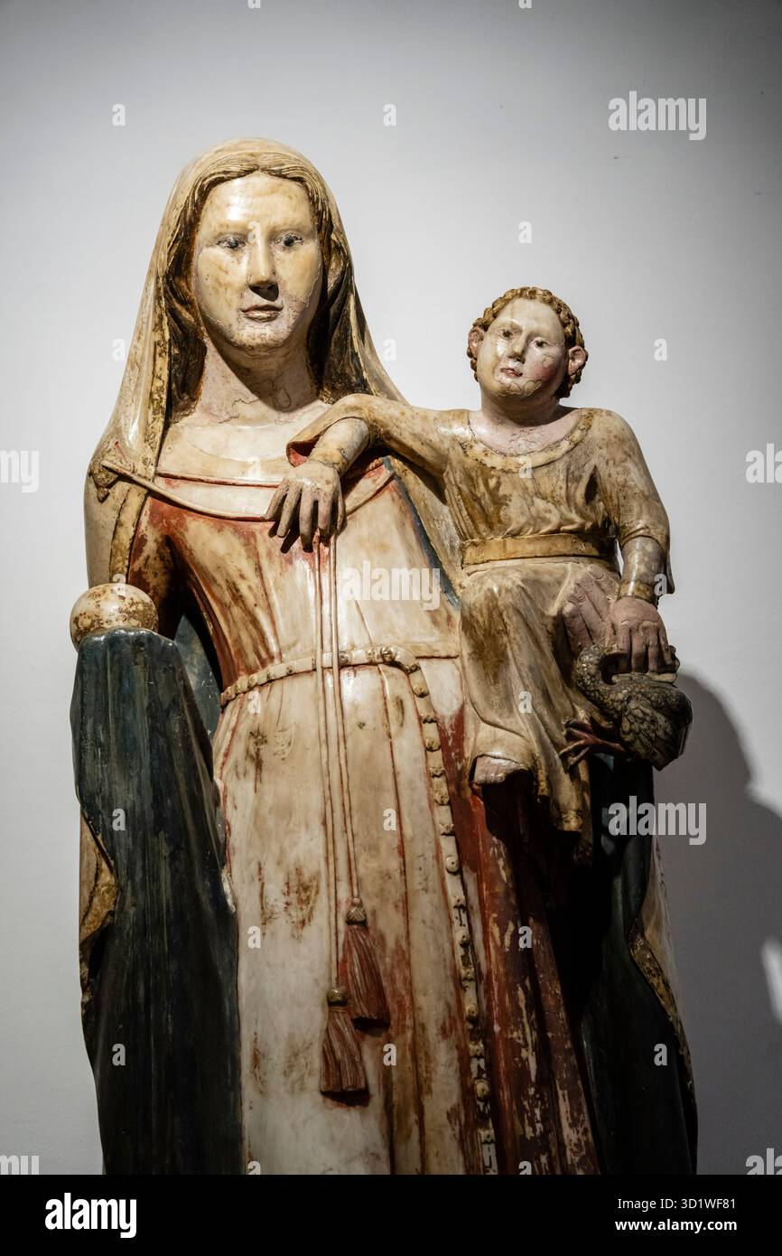 Mutter Gottes von Besalú Stockfoto