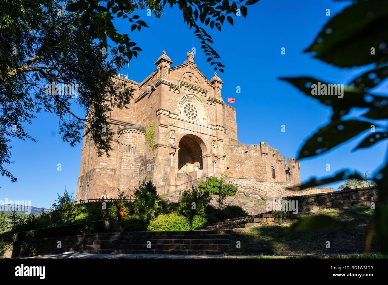 Schloss Javier Stockfoto