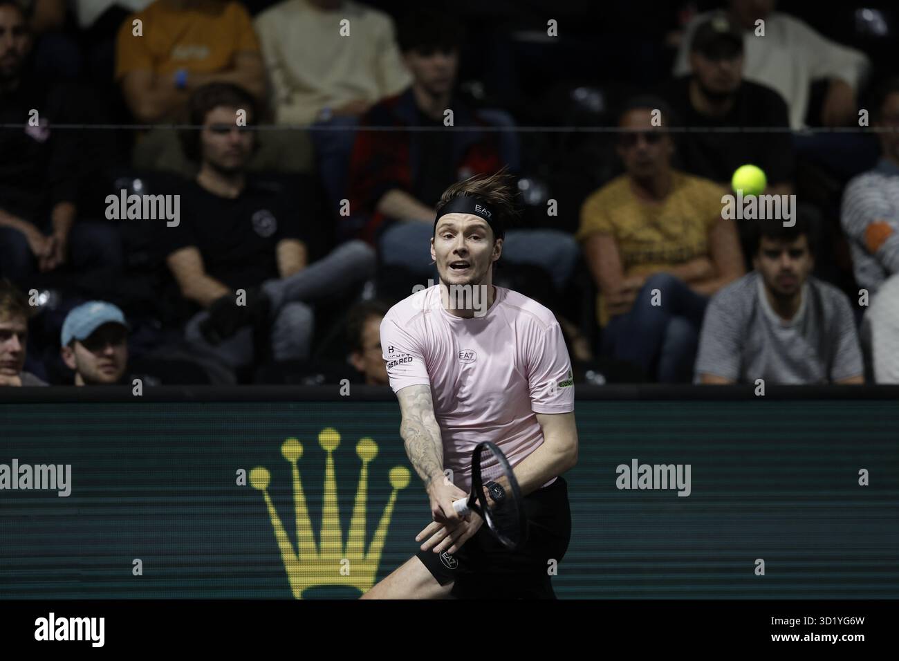 Paris, Frankreich. Oktober 2025. Alexander Bublik 27.10.2025, Tennis, Rolex Paris Masters 2025, FRA, Paris, La Defense Arena. Quelle: dpa/Alamy Live News Stockfoto