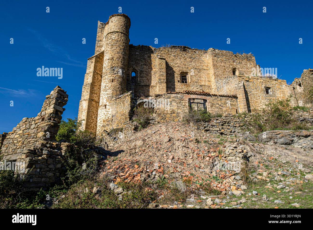 Kirche des süßen Namens Maria von Torremuña, 16. Jahrhundert, Torremuña, La Rioja, Spanien, Europa Stockfoto