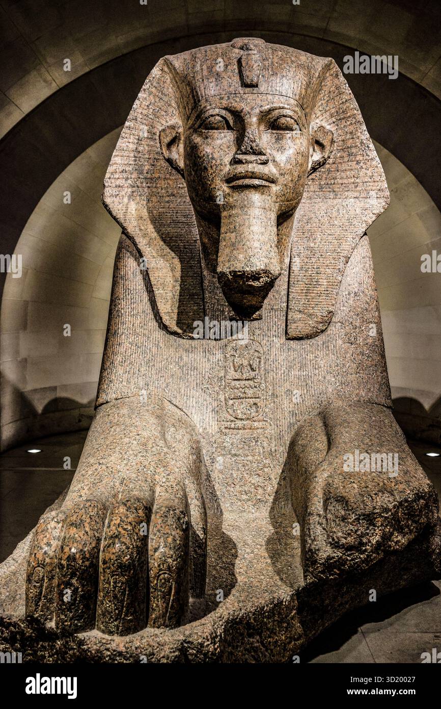 Ägyptisches Bildnis, Musée du Louvre, Musée national de France, Paris, Frankreich Stockfoto