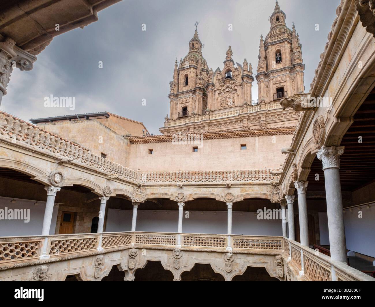 Innenhof des Hauses der Muscheln (Casa de las Conchas) Stockfoto