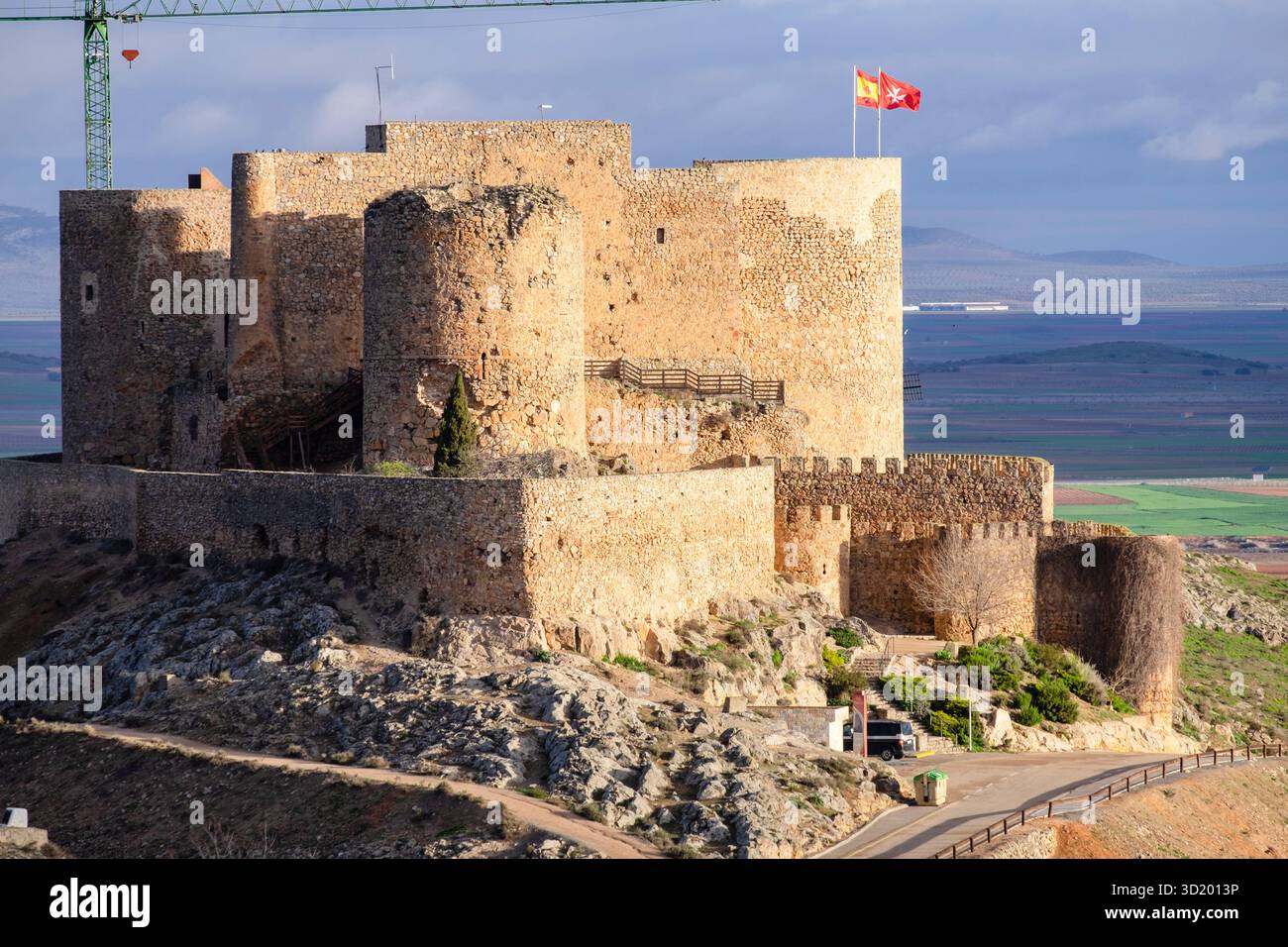 Castillo de la Muela Stockfoto
