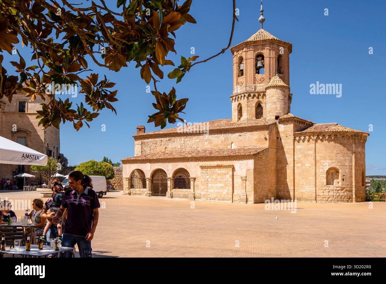 Kirche San Miguel, Almazán, Soria, autonome Gemeinschaft von Kastilien und Leon, Spanien, Europa Stockfoto