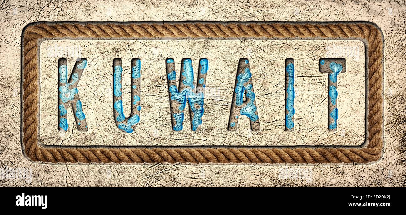 Kuwait Yachting und Nautical Vibes Stockfoto