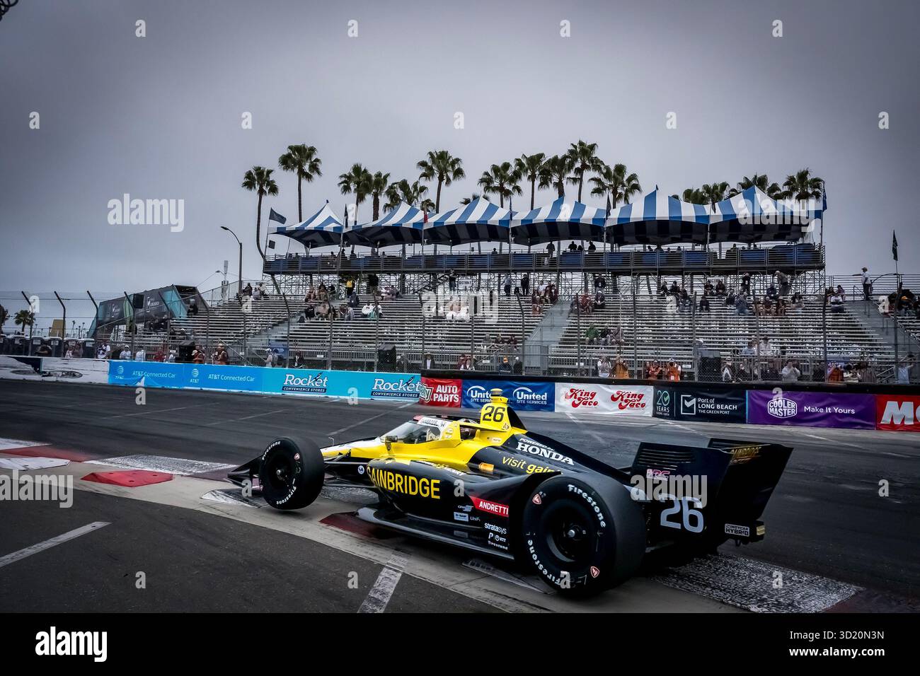NTT INDYCAR SERIE 2025: Acura Grand Prix von Long Beach Colton Herta Stockfoto