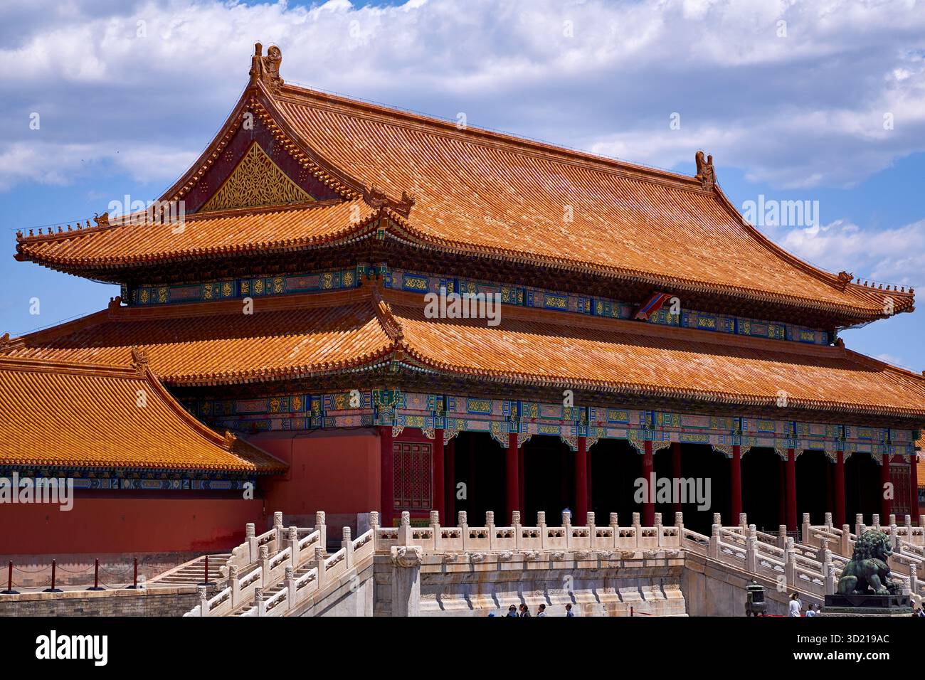 Die Halle der erhaltenen Harmonie in der Verbotenen Stadt in Peking Stockfoto