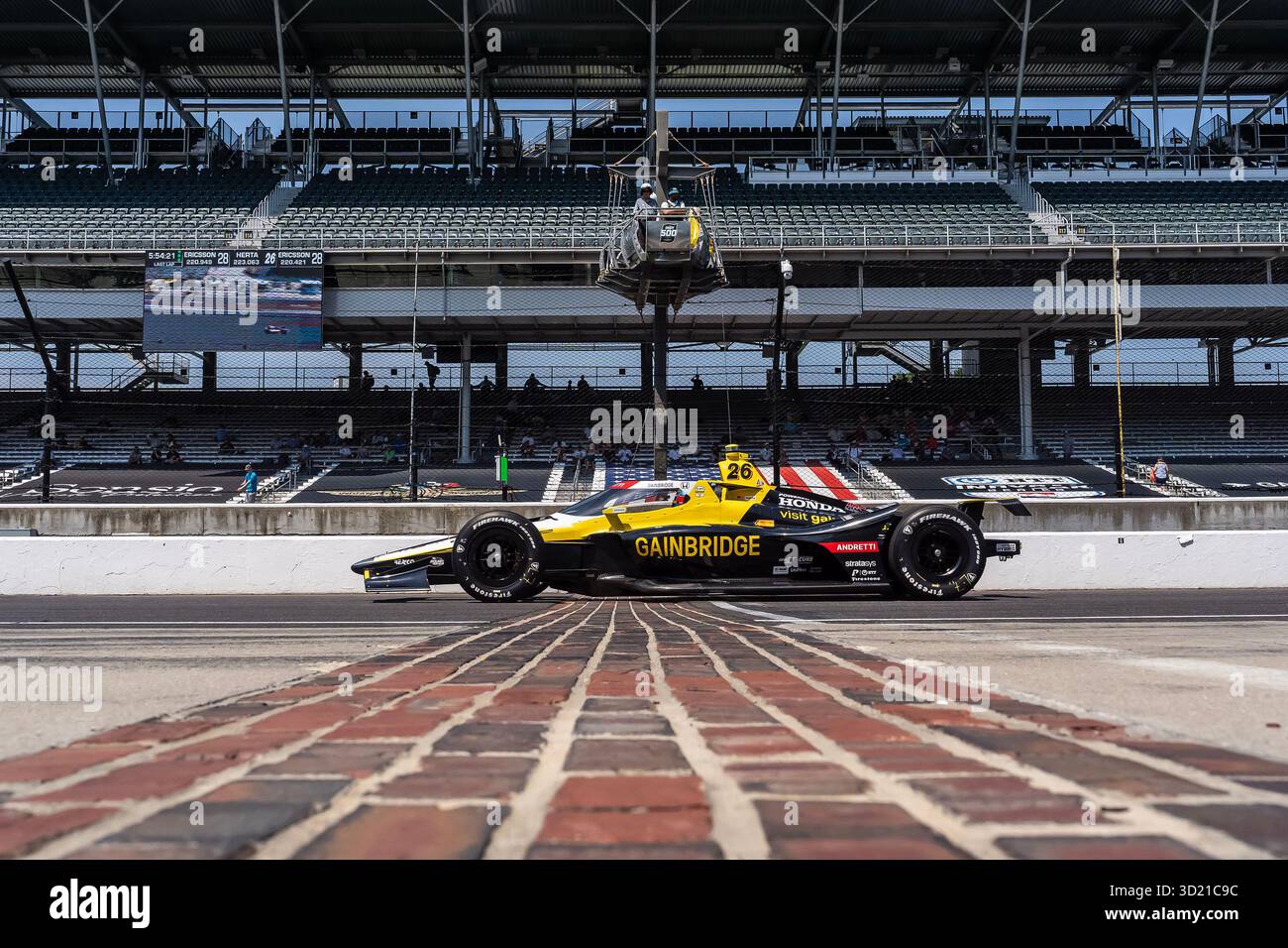 NTT INDYCAR SERIE 2025: 109. Auflage der Indianapolis 500 Colton Herta Stockfoto