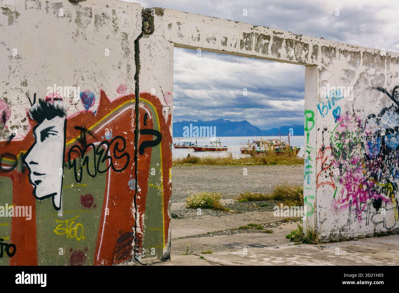 Puerto Natales, Region Magallanes, chilenische Antarktis, Patagonien, Republik Chile, Südamerika Stockfoto