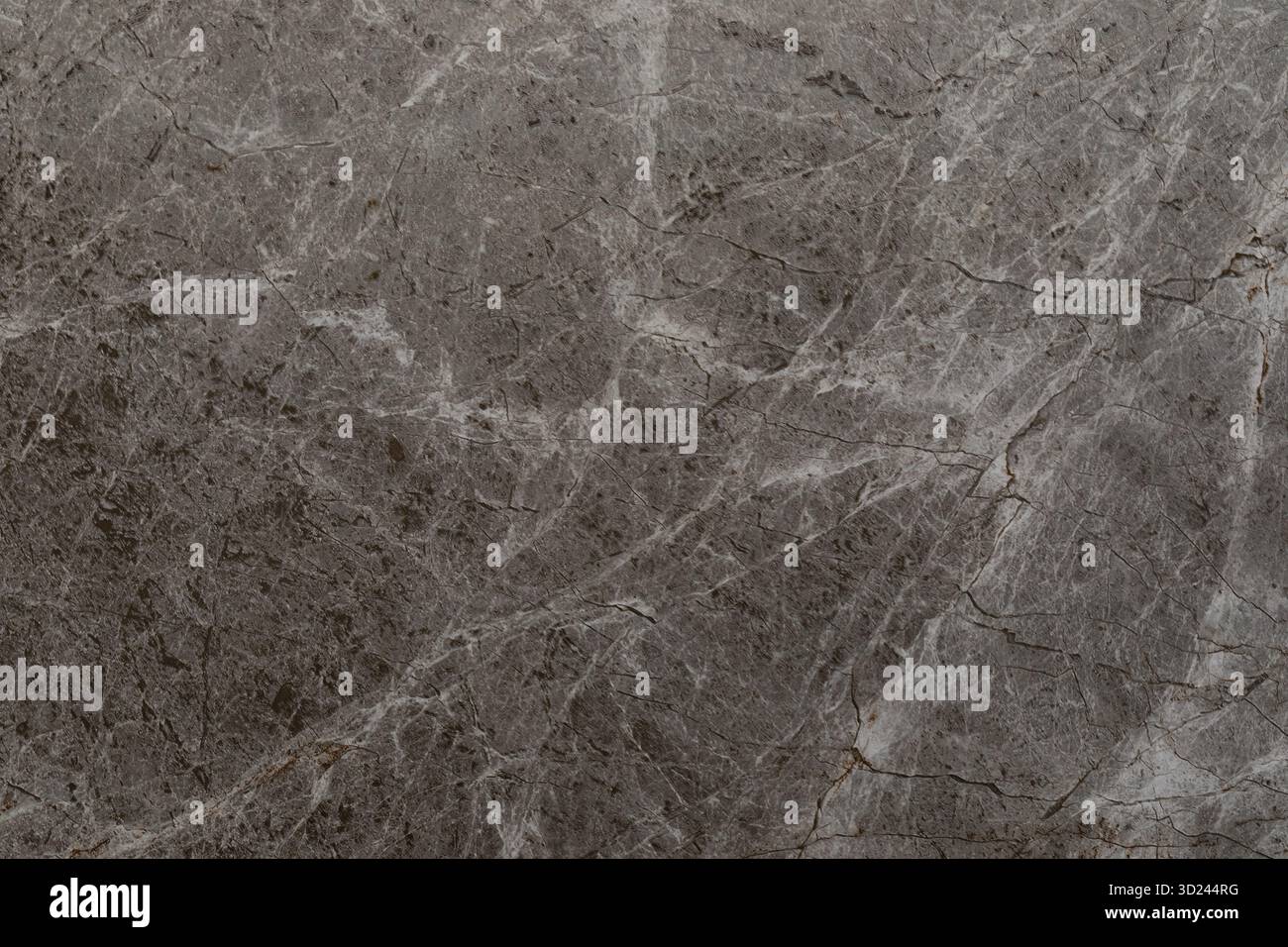 Elegante graue Marmoroberfläche mit natürlichen Mustern und Texturen Stockfoto