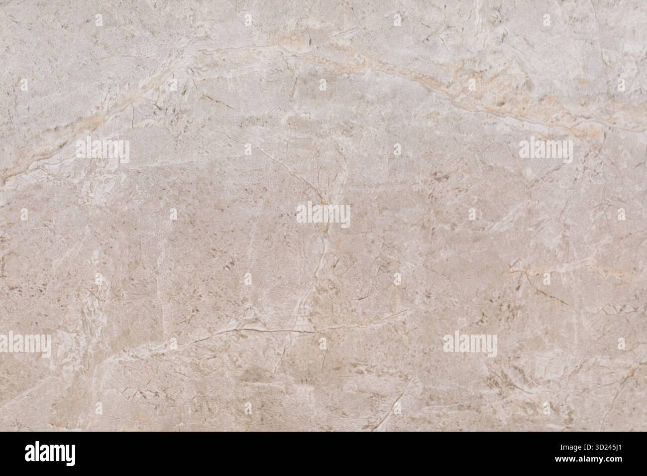 Naturbeige Marmoroberfläche mit dezenten Texturen für Innenarchitekturprojekte Stockfoto