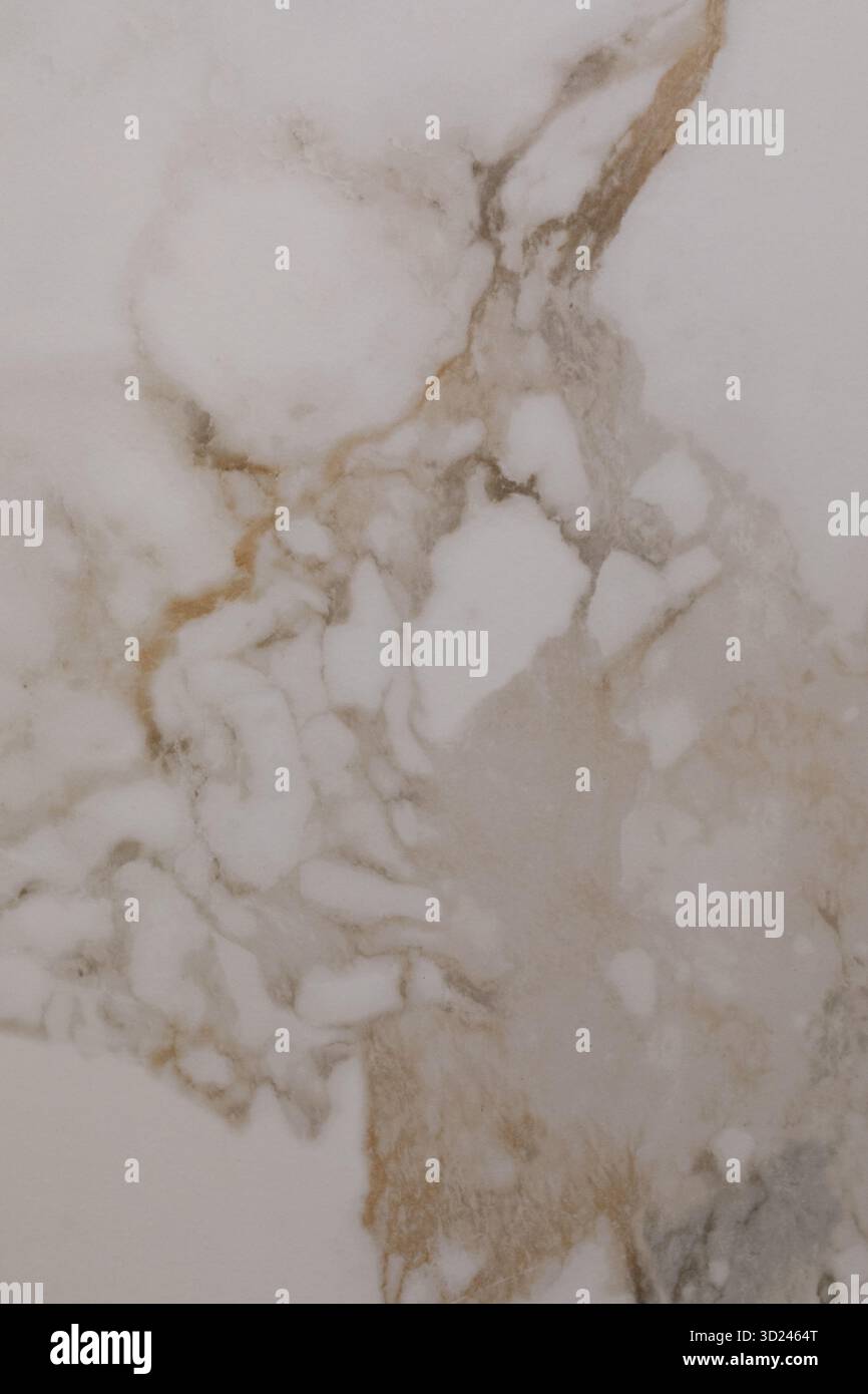 Wunderschöne abstrakte Textur mit einzigartigen Mustern und Farben in weiß- und Beigetönen Stockfoto