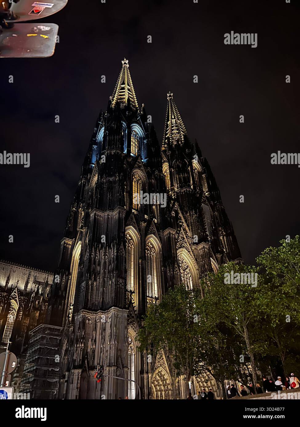 Kölner Dom - Smartphone-aufgenommenes Stockfoto