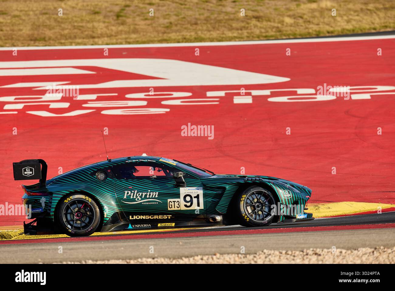 Alexander MARTIN (GBR) und Charles BATEMAN (GBR) fahren für BLACKTHORN (GBR) in einem Aston Martin Vantage GT3 EVO. Stockfoto