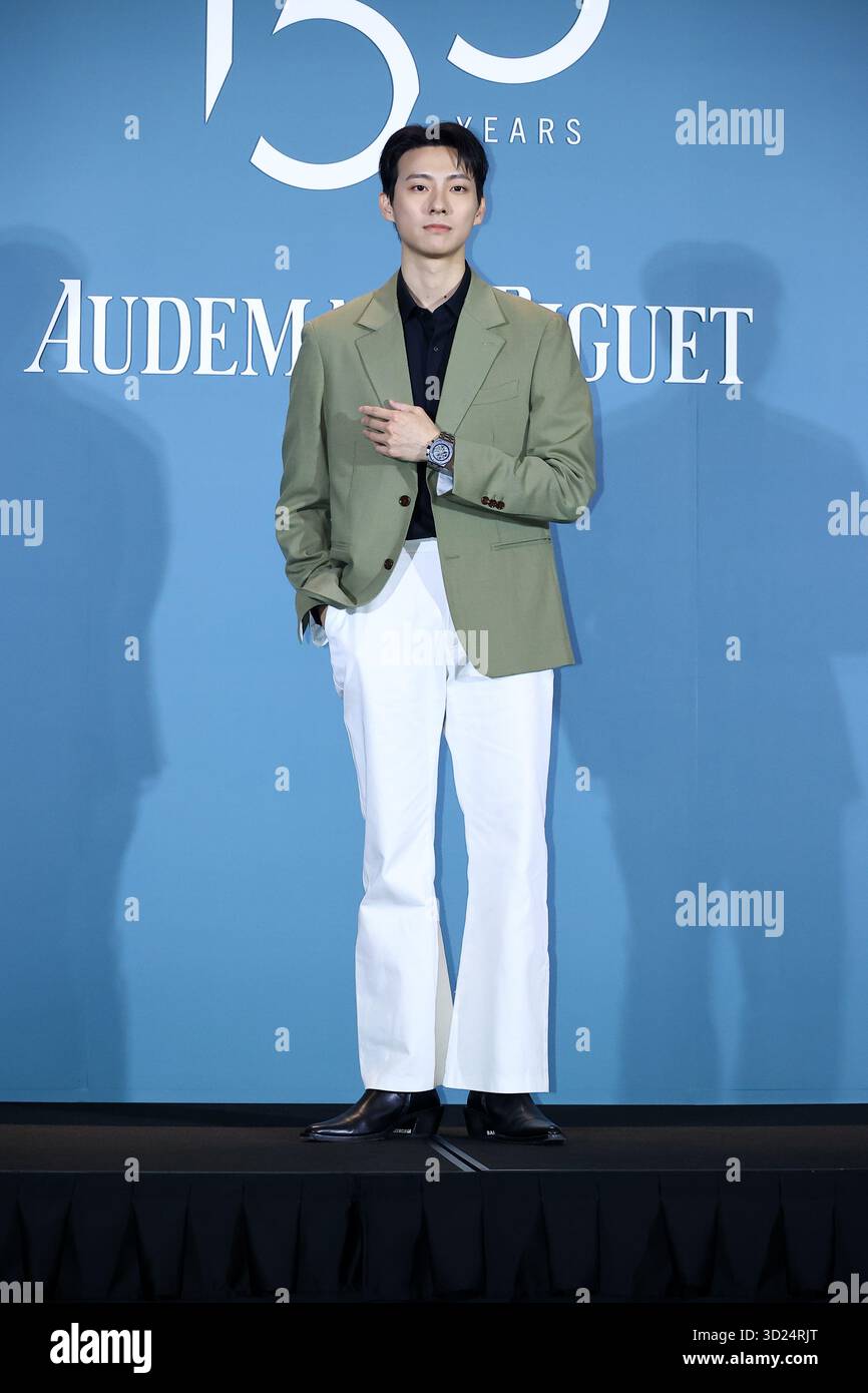 TAIPEI, CHINA - 29. OKTOBER 2025 - der taiwanesische Schauspieler Cian You Peng nimmt 150 am 29. Oktober 2025 an der Royal Oak Offshore Sunset Party von Audemars Piguet Teil. Stockfoto