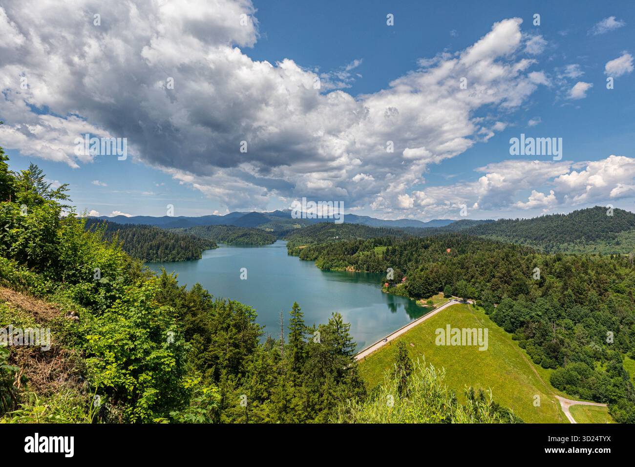 Lokvarsko See in Gorski Kotar, Kroatien Stockfoto