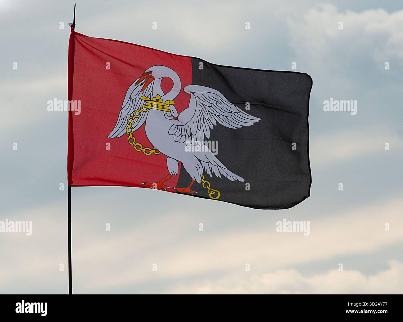 Flagge der englischen Grafschaft Buckinghamshire Stockfoto