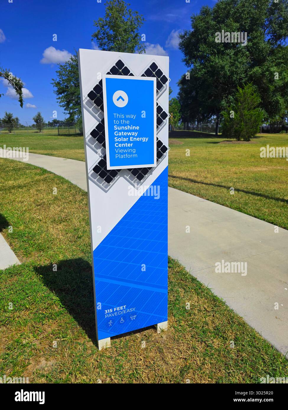 Sunshine Gateway Solar Energy Center Columbia County Florida 09.15.2025 Stockfoto