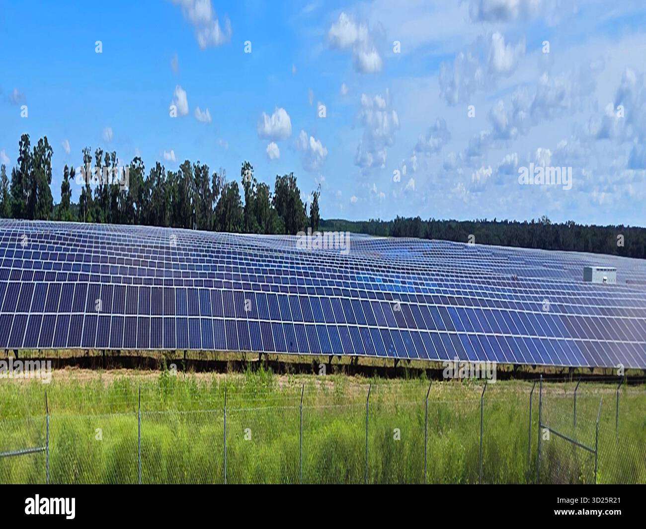 Sunshine Gateway Solar Energy Center Columbia County Florida 09.15.2025 Stockfoto