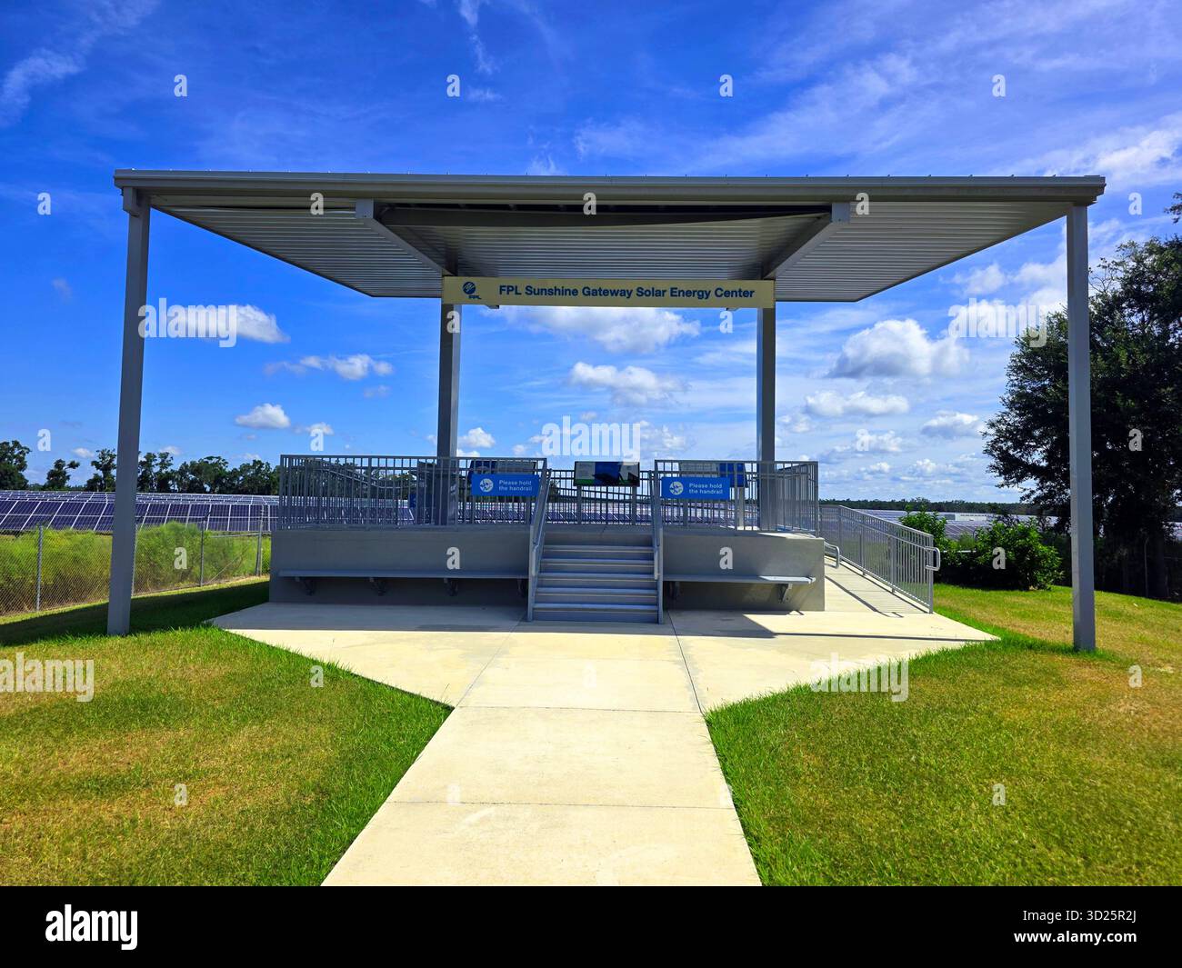 Sunshine Gateway Solar Energy Center Columbia County Florida 09.15.2025 Stockfoto