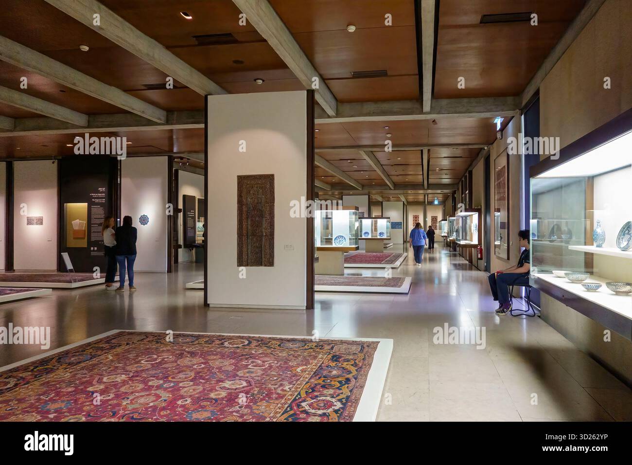 Innenansicht des Calouste Gulbenkian Museums in Lissabon, Portugal, Europa Stockfoto