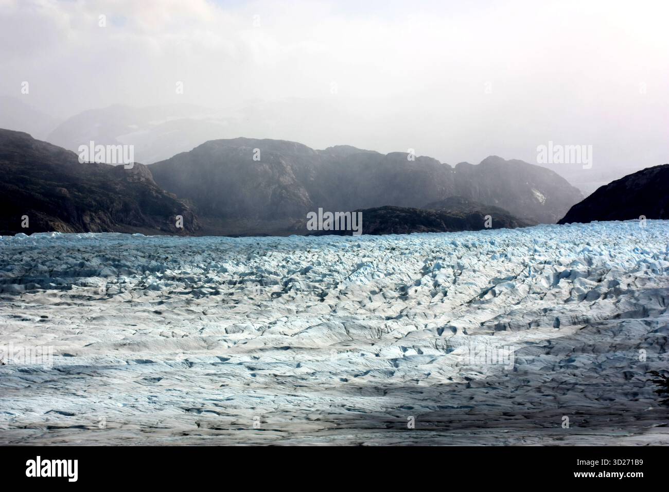Gletscher in Patagonien. Chile. Südamerika Outdoor-Reisen Stockfoto