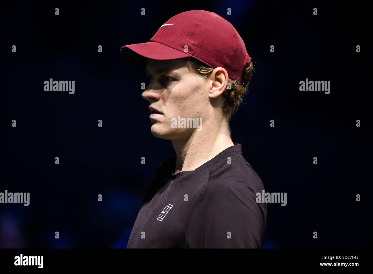 Während des vierten Tages der Rolex Paris Masters 2025, ATP Masters 1000 Tennis Turnier am 30. Oktober 2025 in der La Defense Arena in Nanterre bei Paris Stockfoto