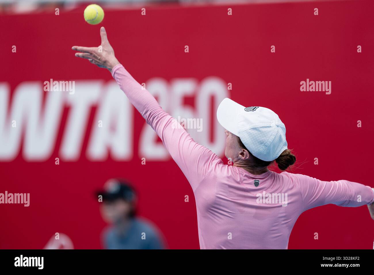 2025 WTA 250 - Prudential Hong Kong Tennis Open auf dem Victoria Park Tennis Court, Hongkong Stockfoto
