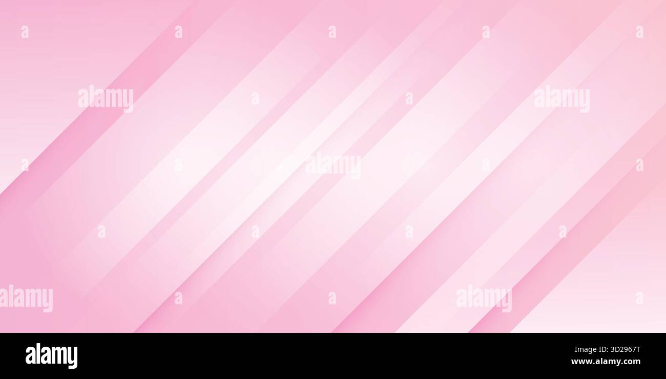 Rosafarbene abstrakte, flüssige Pastellfarben. Geometrische Vektordarstellung der Wellen. Modernes Business-Konzept für Geometriebanner. Stock Vektor