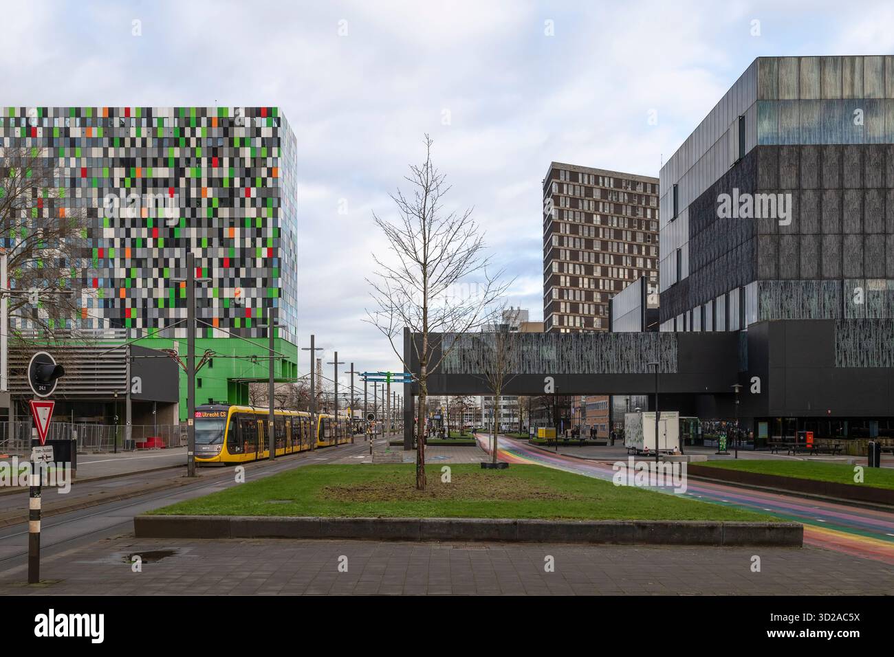 Utrecht, 10. Januar 2025; Blick auf die Gebäude des Campus Utrecht Science Park. Stockfoto